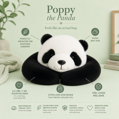Poppy the Panda Weighted Animal